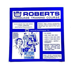 Vintage Roberts Language Training Brochure